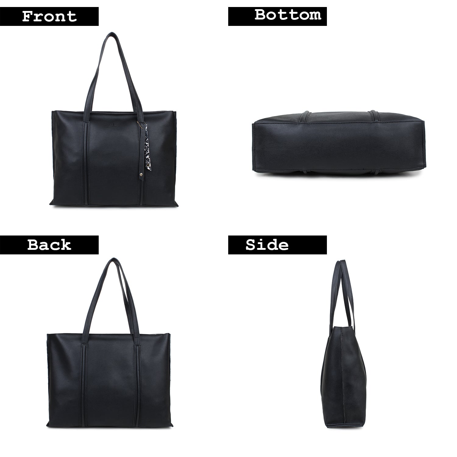 Black Tote & Laptop bag for Women
