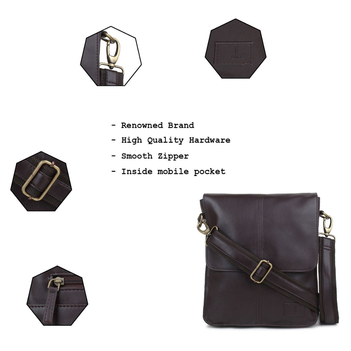 Crest Messenger Bag