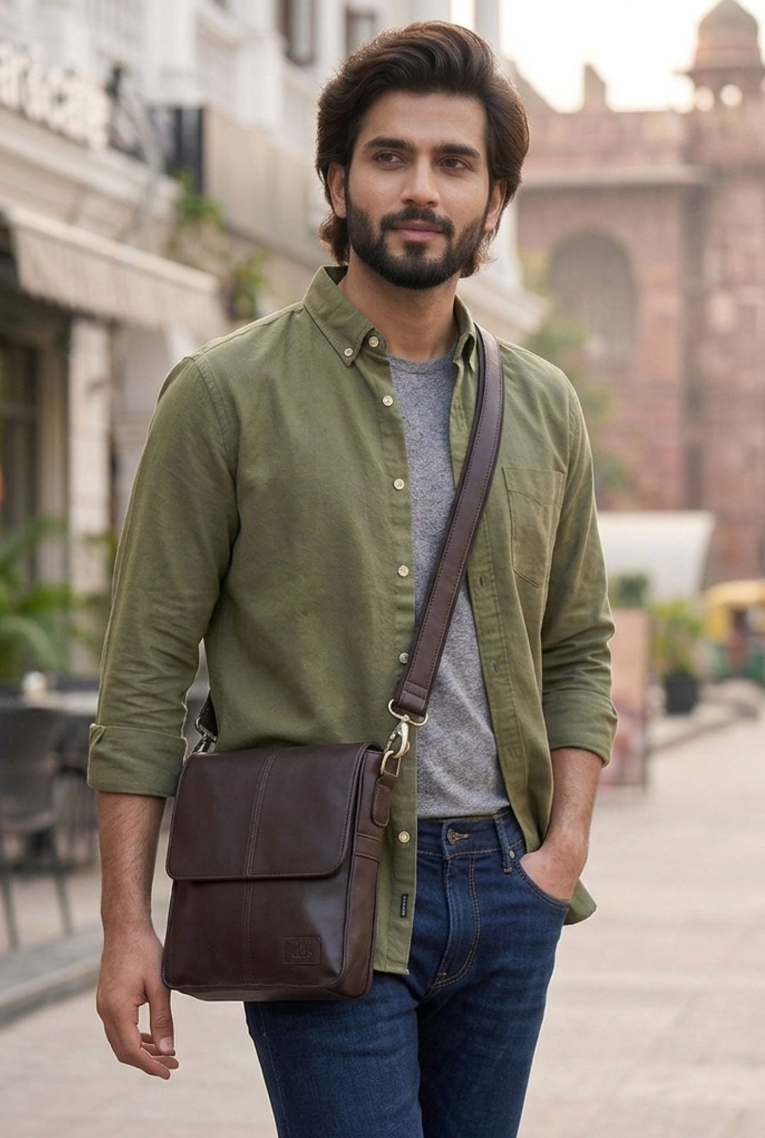 Crest Messenger Bag