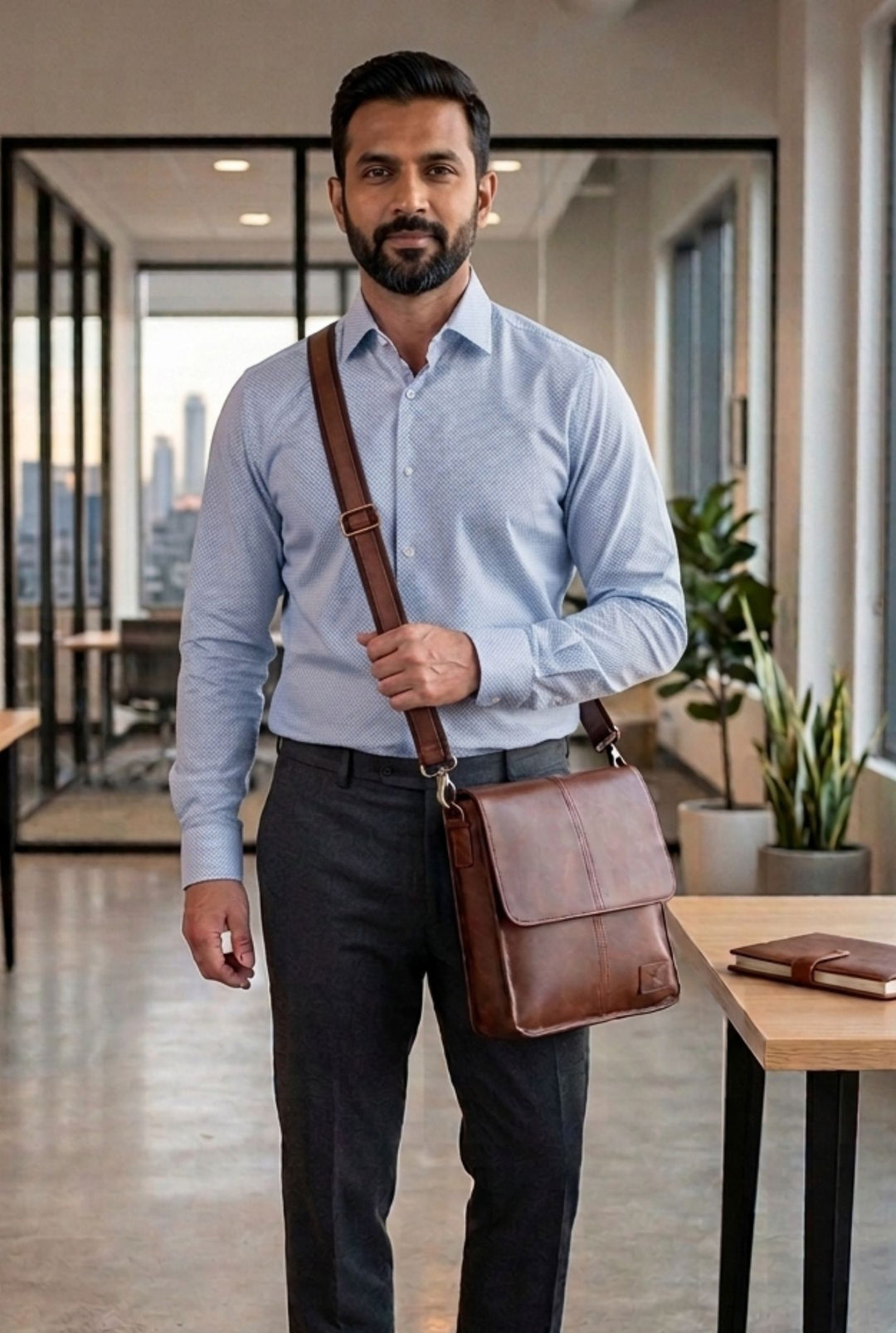 Crest Messenger Bag
