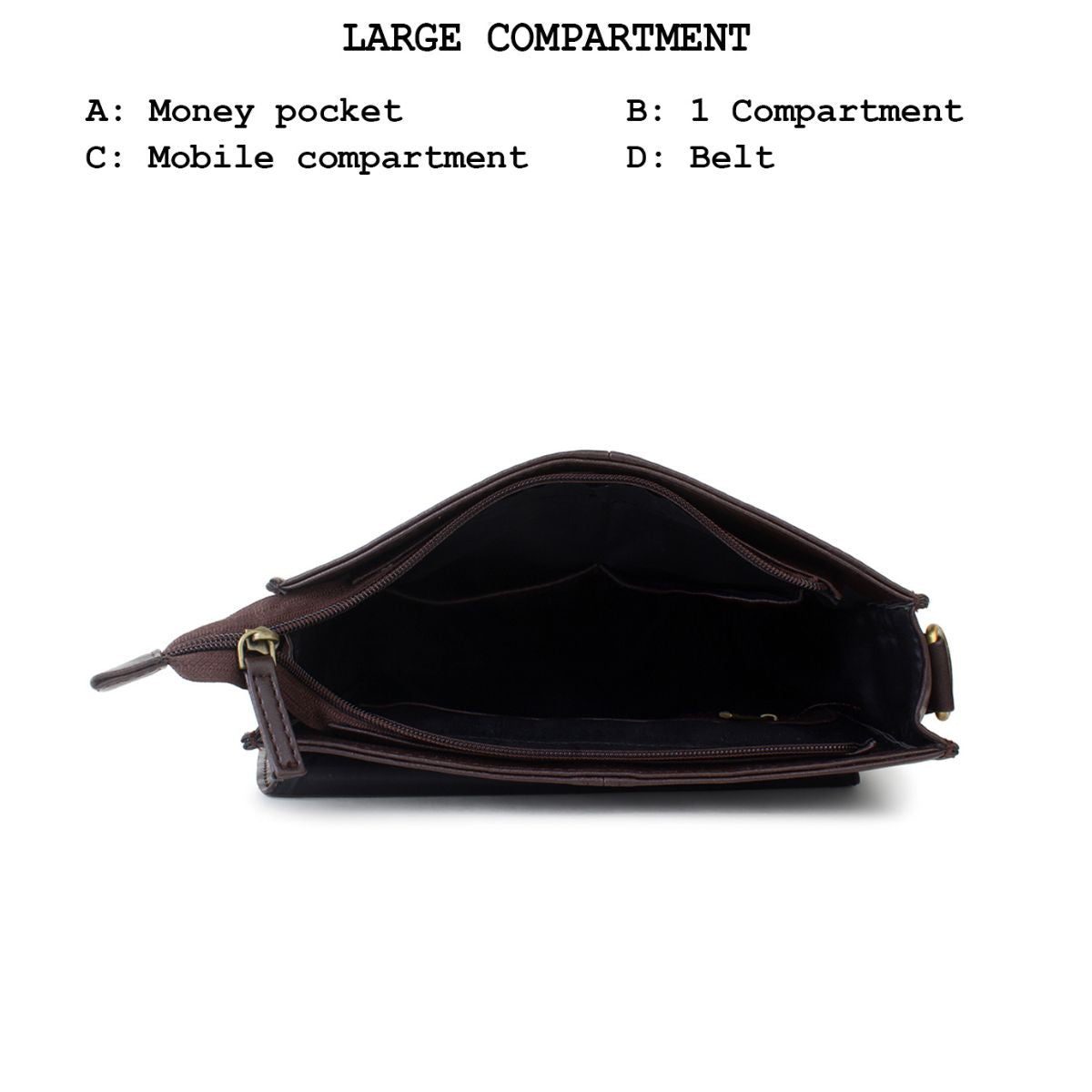 Crest Messenger Bag
