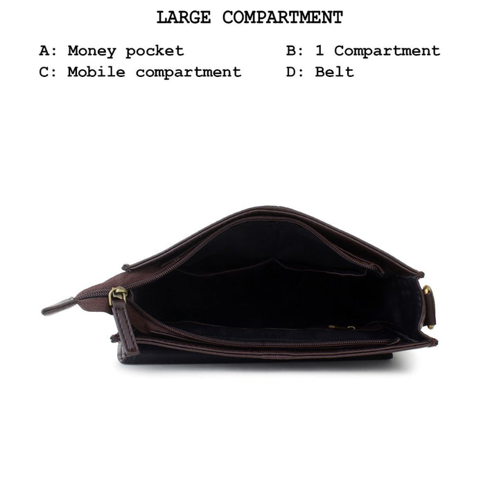Crest Messenger Bag