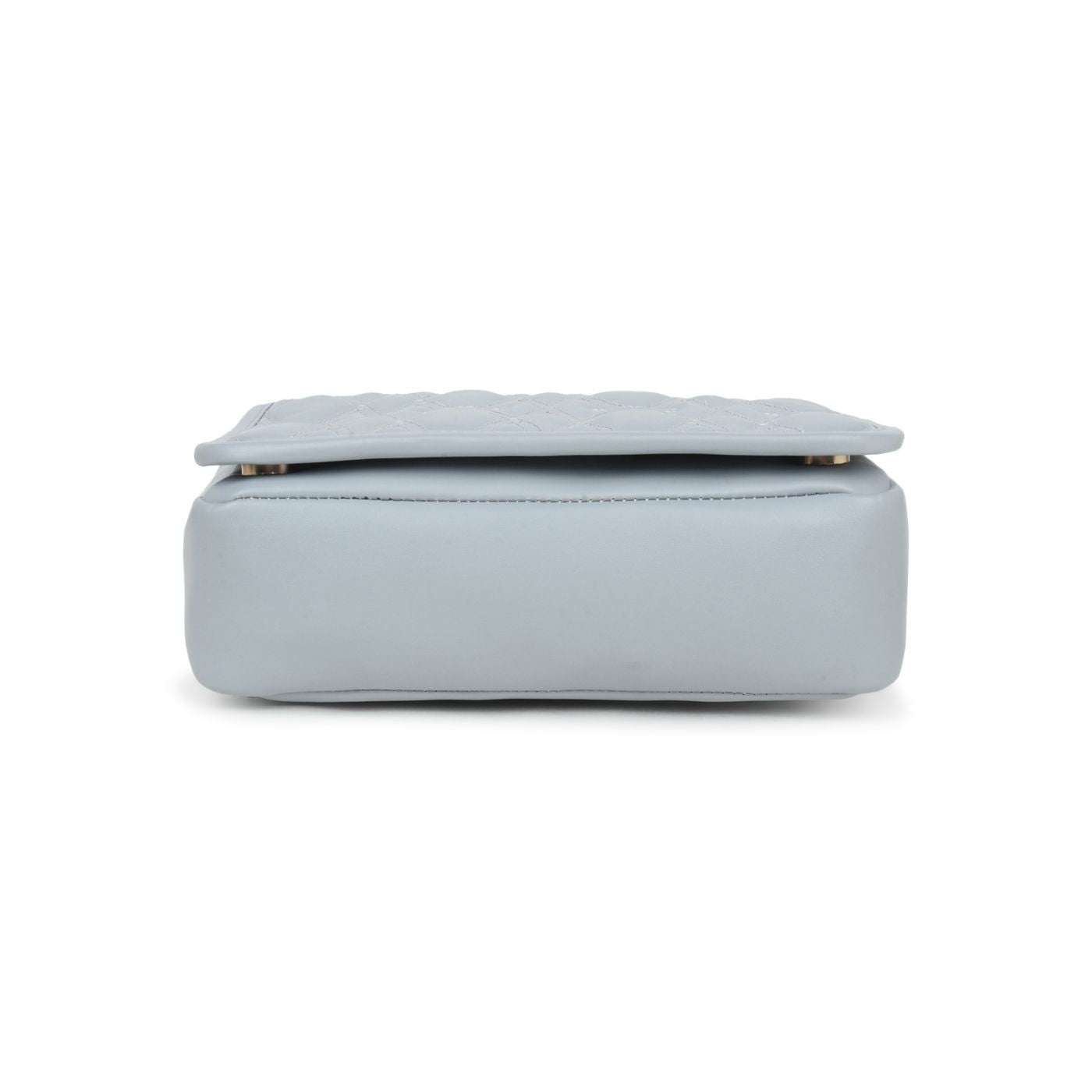 SKY BLUE Quilted Medium  Sling Bag