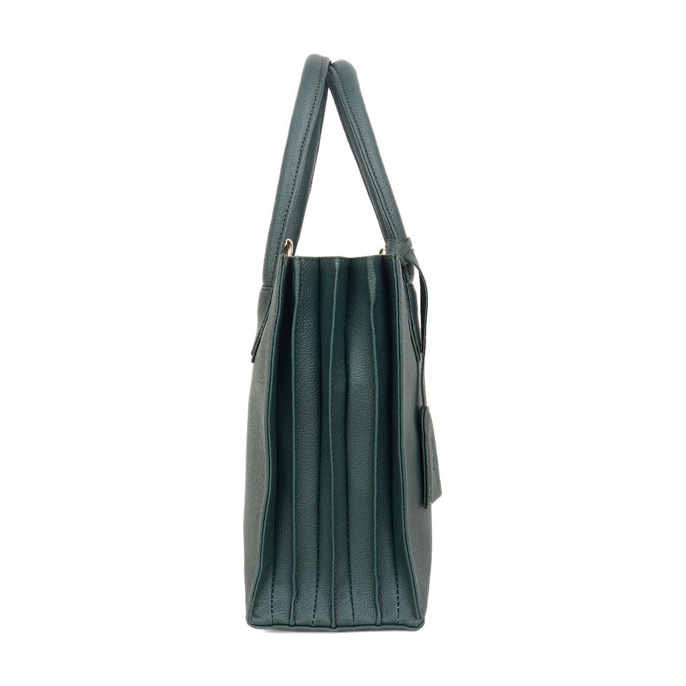 Satchel Handbag multi compartment Green