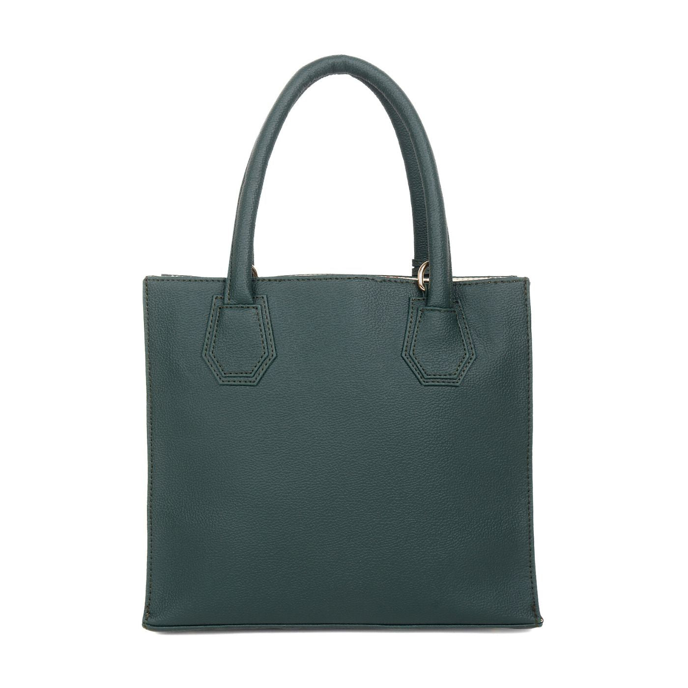 Satchel Handbag multi compartment Green
