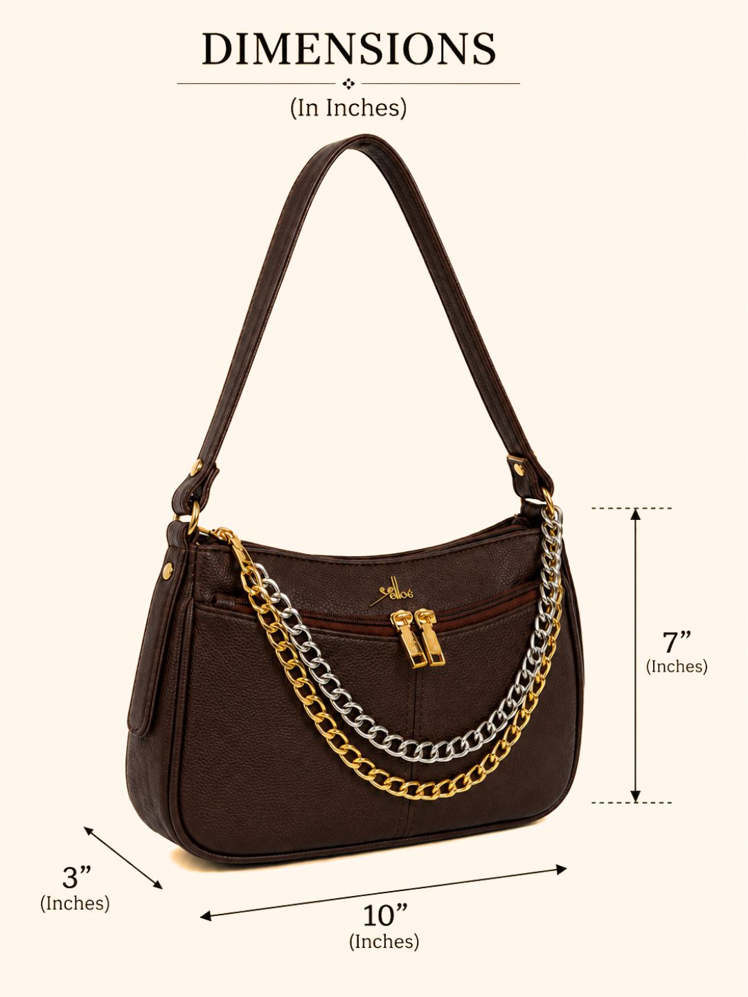 Brown Women's Handbag
