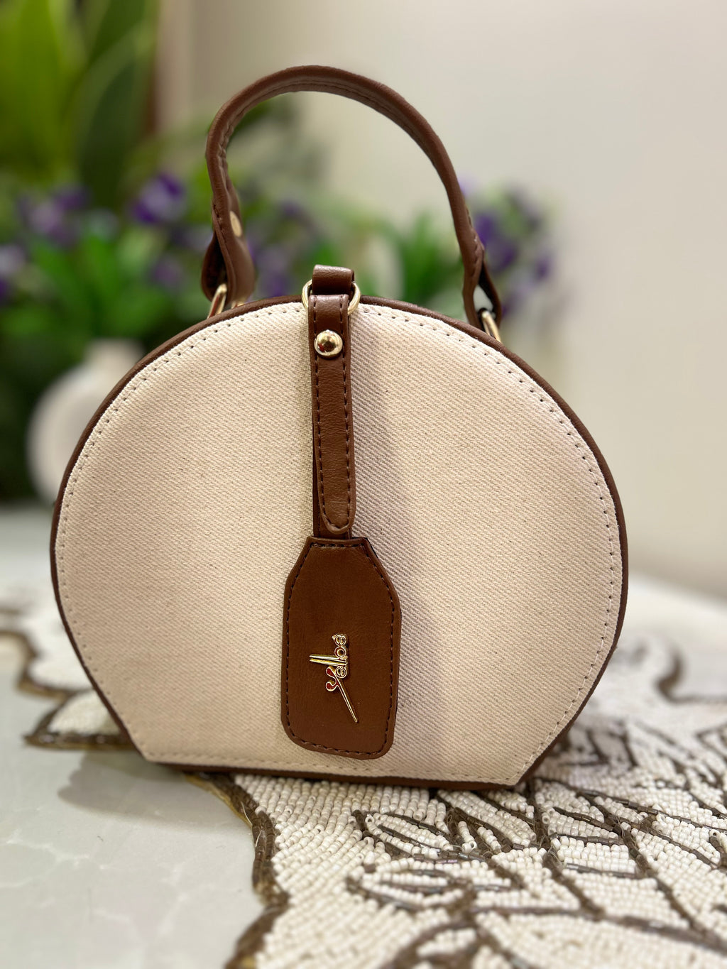Handcrafted Motif Sling bag