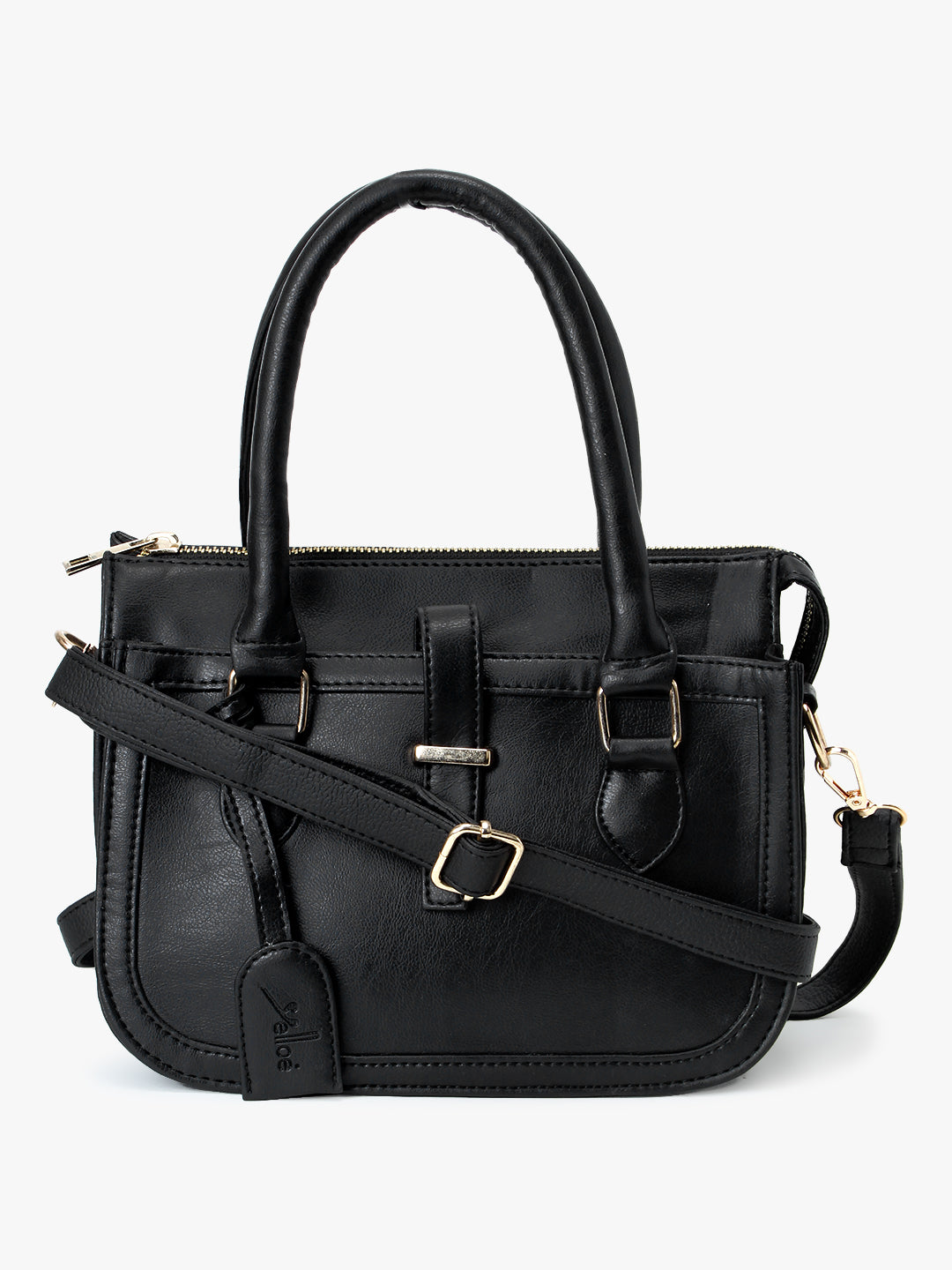 Black Satchel Handbag