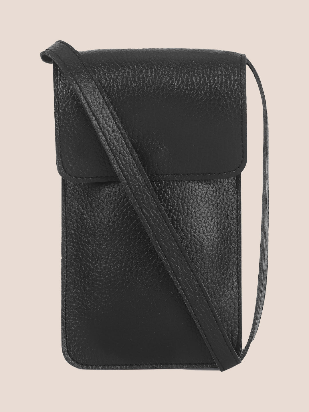 Black Mobile Sling Bag for Women