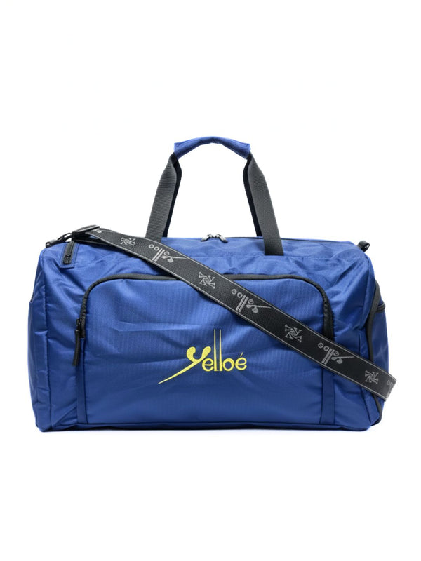 Blue Unisex Solid Duffle Bag