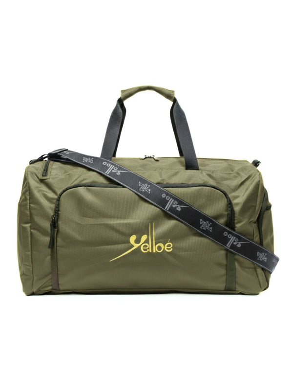 Green Unisex Solid Duffle Bag