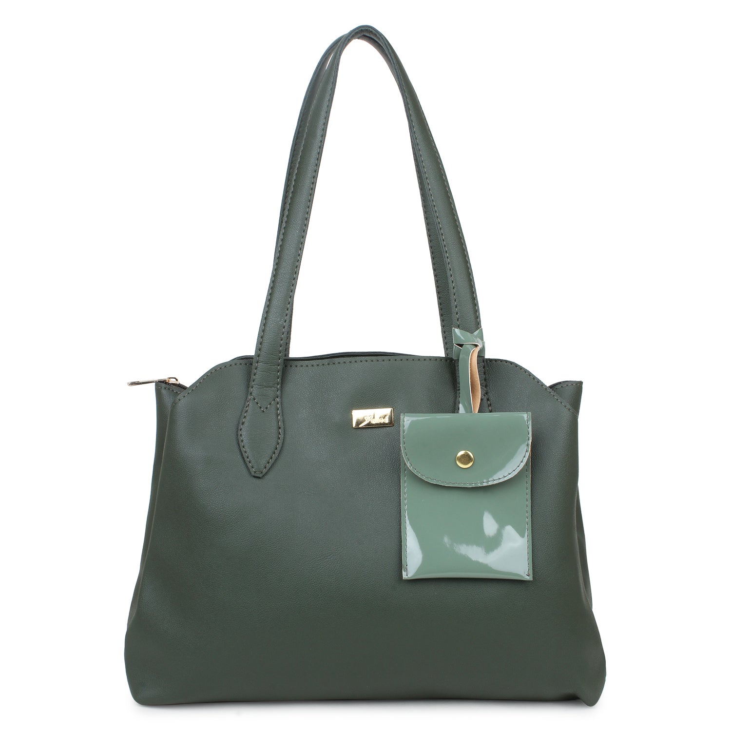 Multi Compartment Women'S Handbag with mini bag