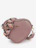 Pink Heart Shaped Sling Bag