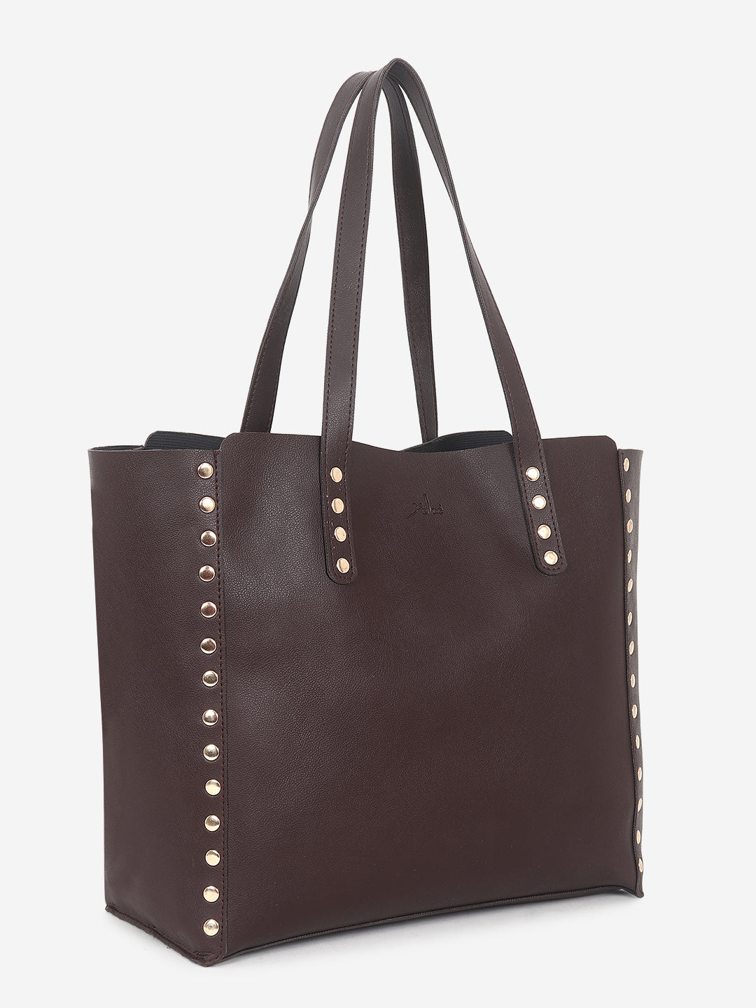 Embellished Tote Bag In Brown