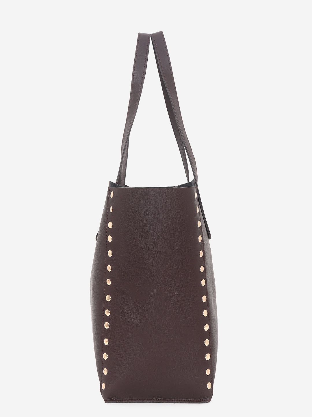 Embellished Tote Bag In Brown