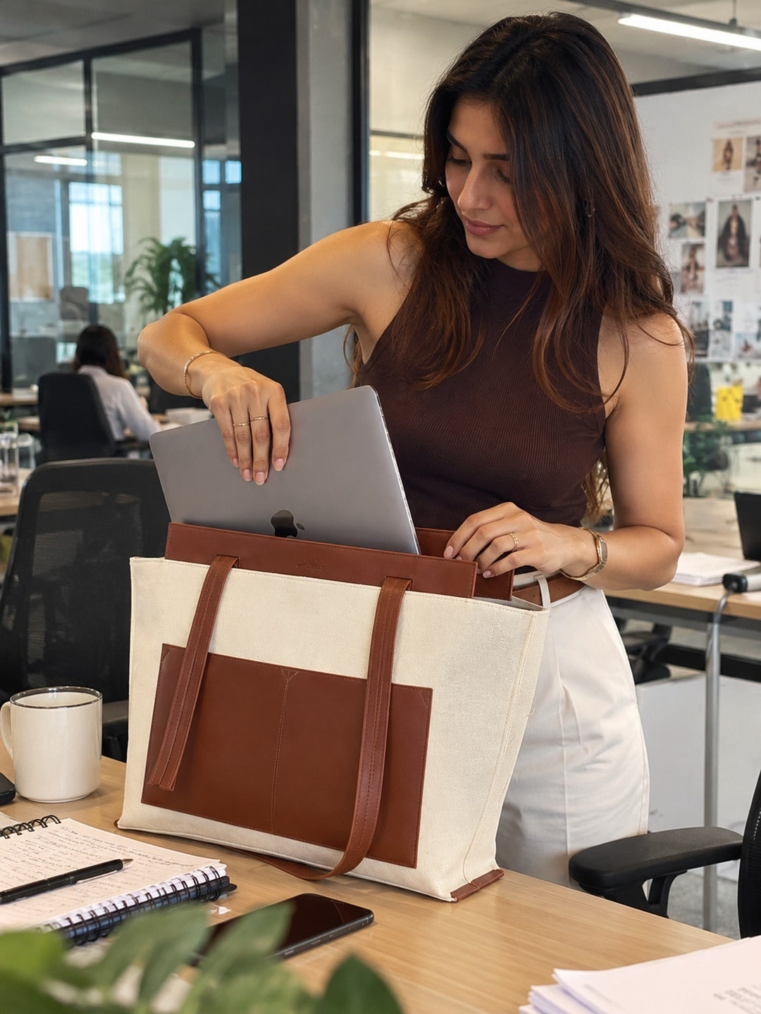 Arden Work Tote Canvas