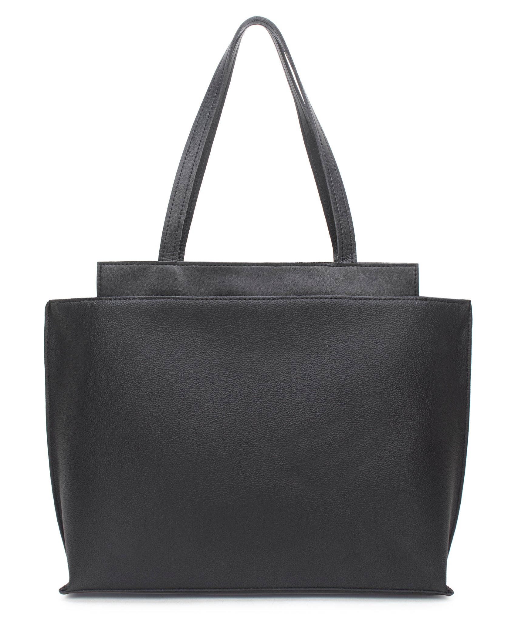 Black Oversized Shopper Bag