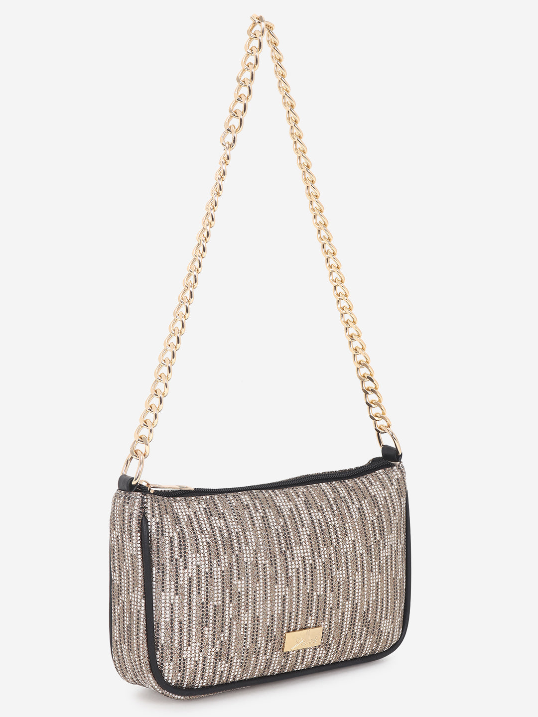 Golden Printed Sling bag