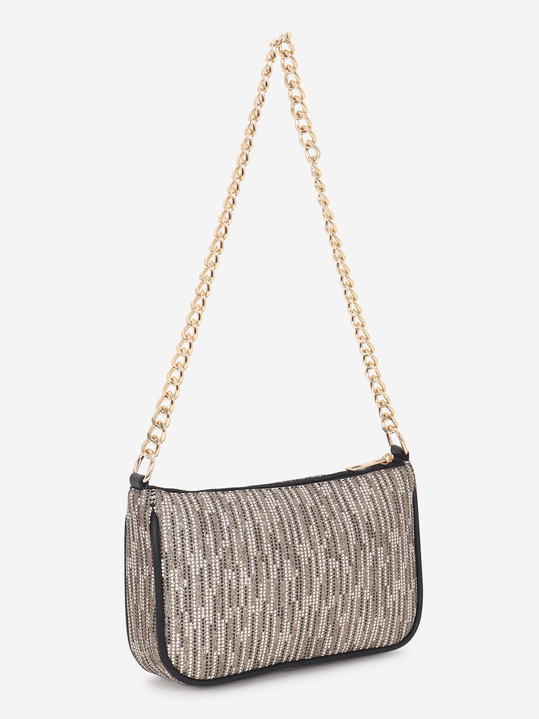 Golden Printed Sling bag