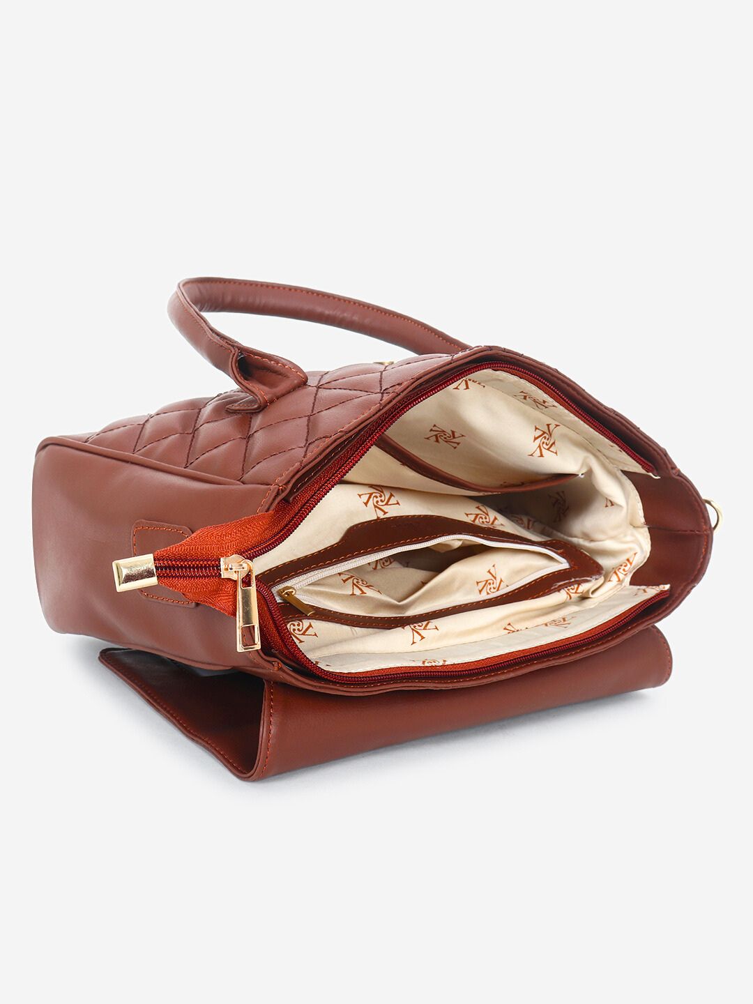 Tan Satchel Handbag