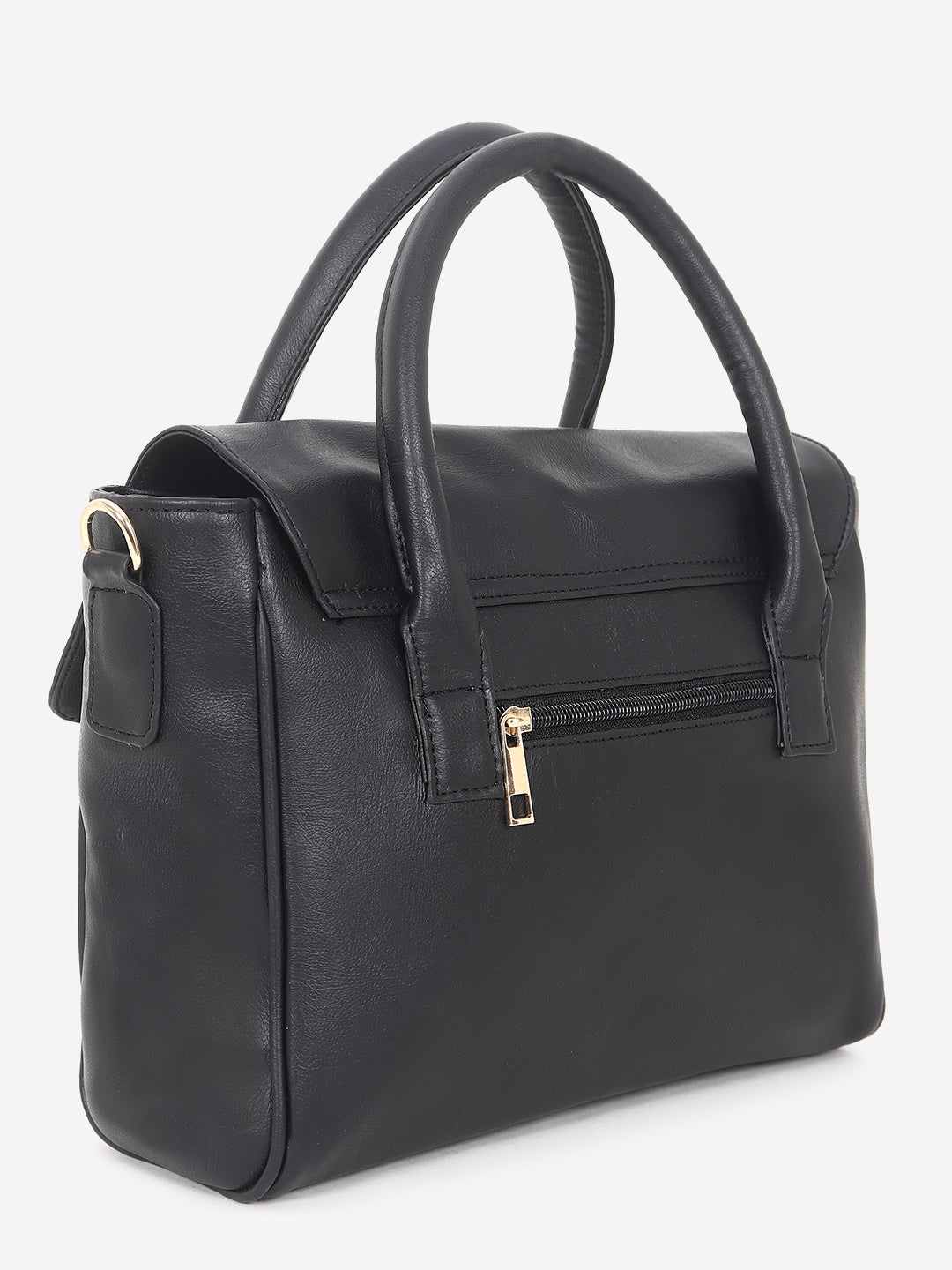 Black Satchel Handbag