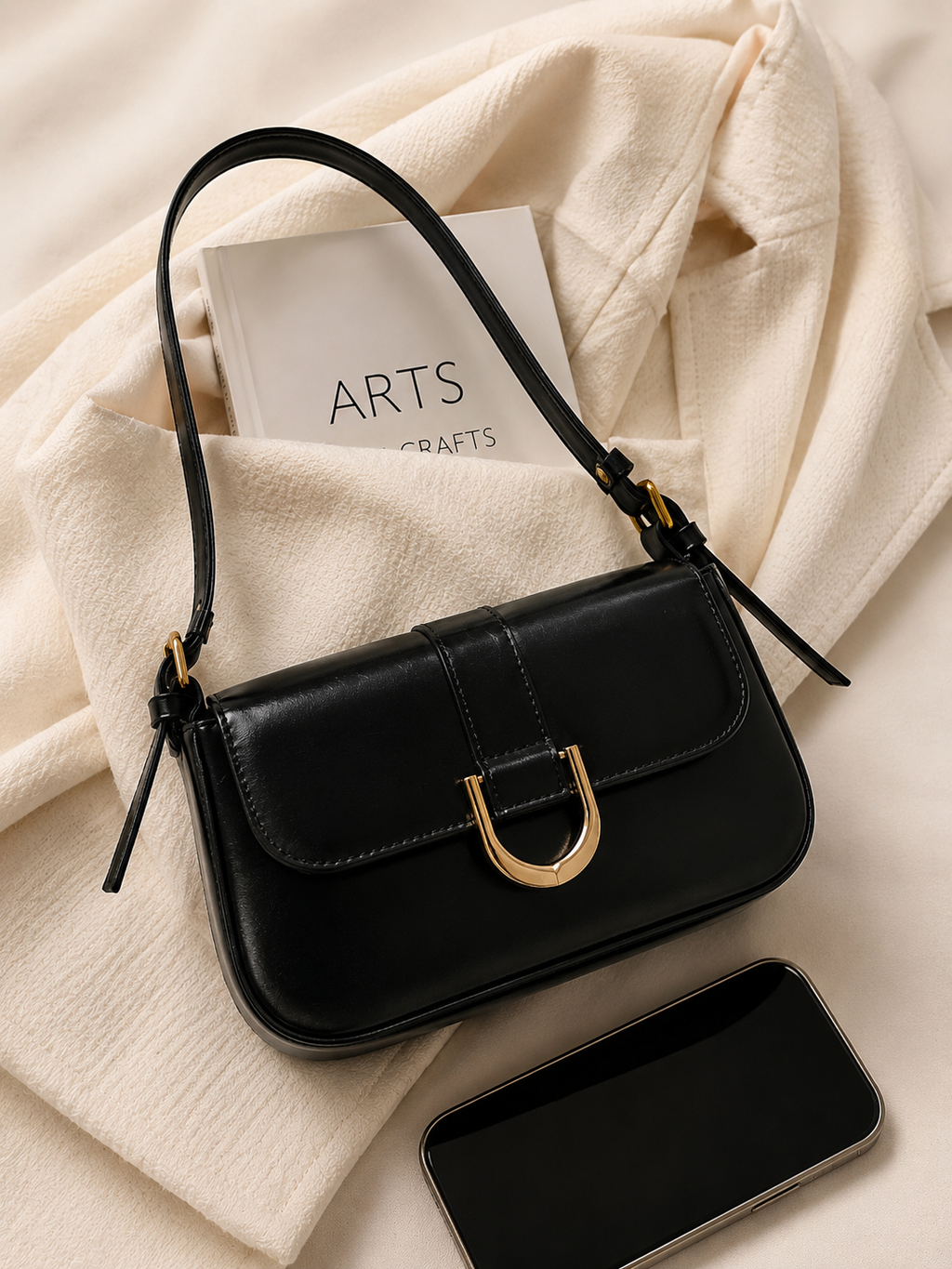 Aurelle Black Handbag