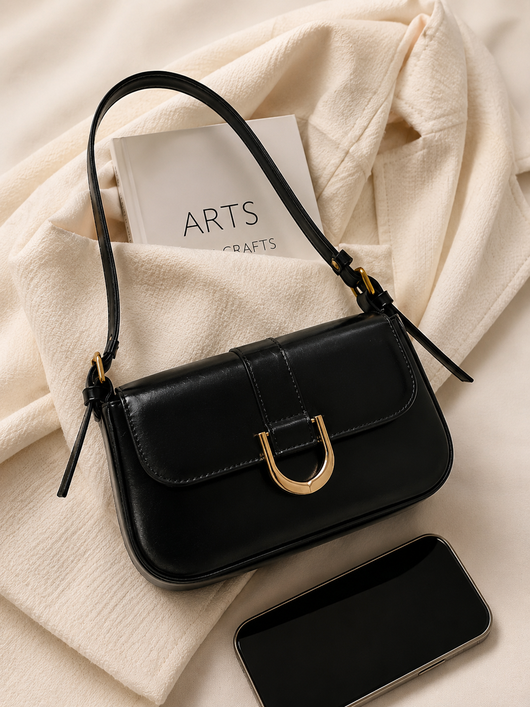Aurelle Black Handbag