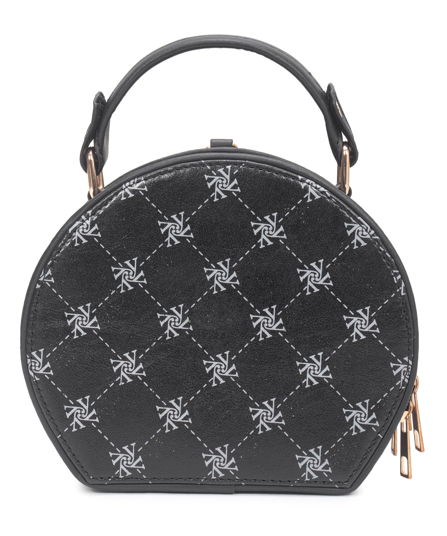 Yelloe Iconic Logo Print Round Sling Bag