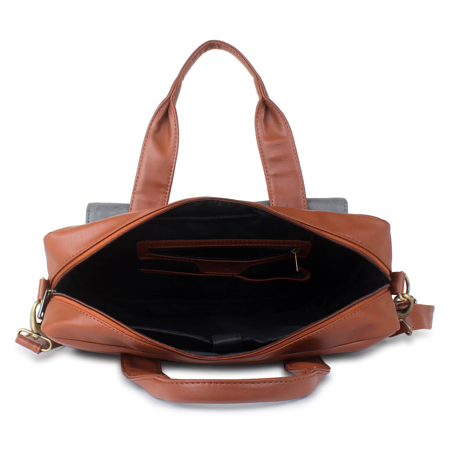 Tan Spacious Laptop Bag for Men