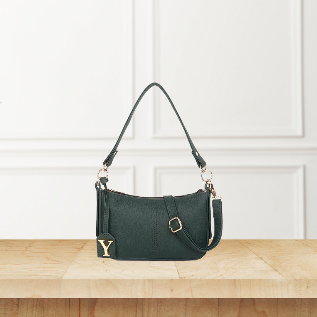 Baguette bag with long sling (Green)