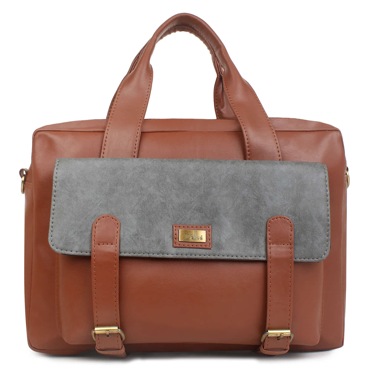 Tan Spacious Laptop Bag for Men