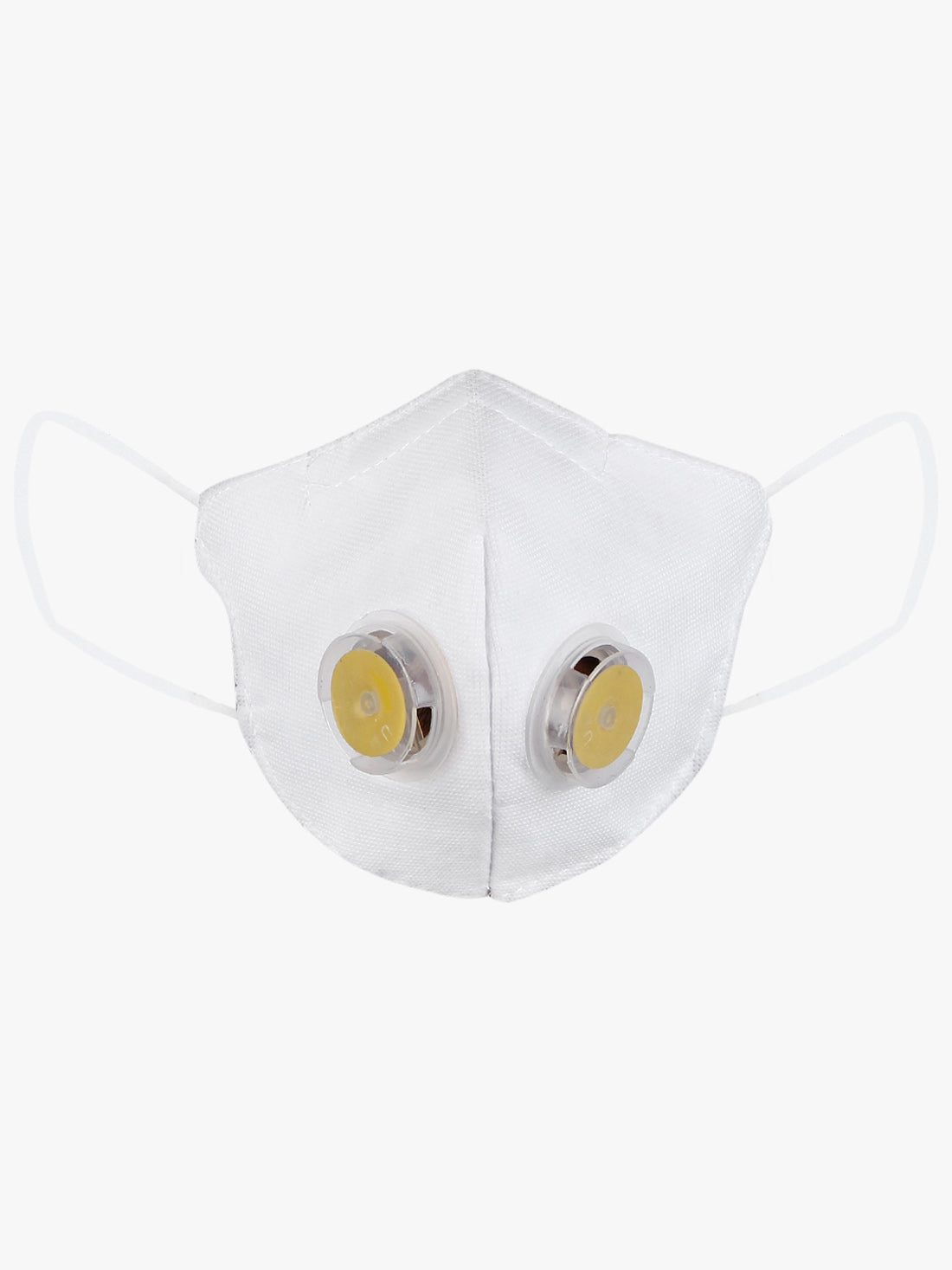 Yelloe 5 ply mask with Dual Respirator (Pack of 3)