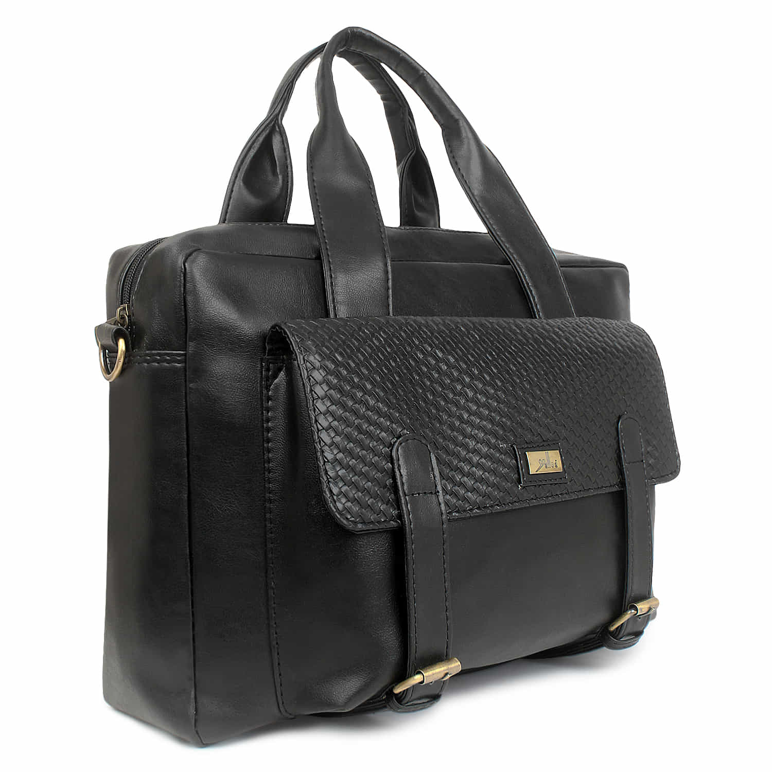 Black Spacious Laptop Bag for Men