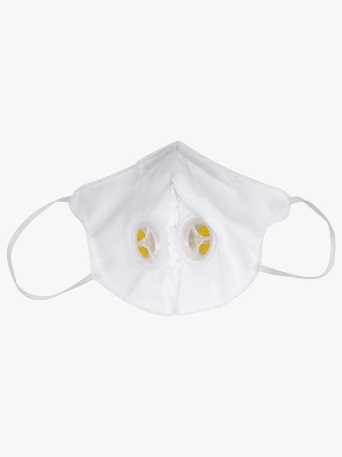 Yelloe 5 ply mask with Dual Respirator (Pack of 3)