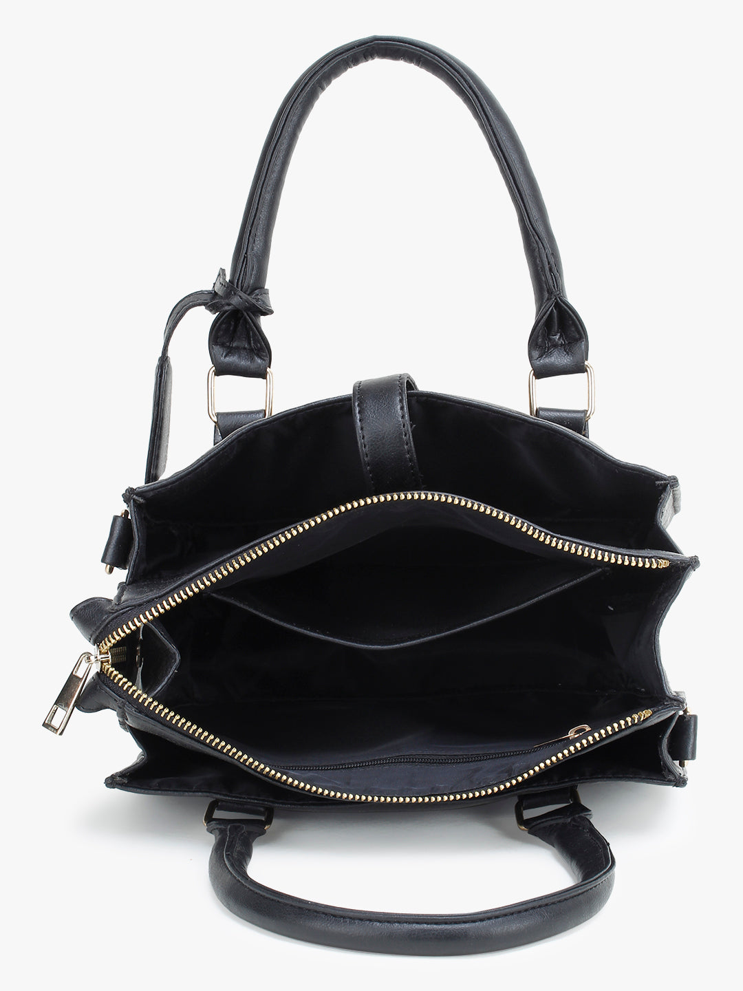 Black Satchel Handbag