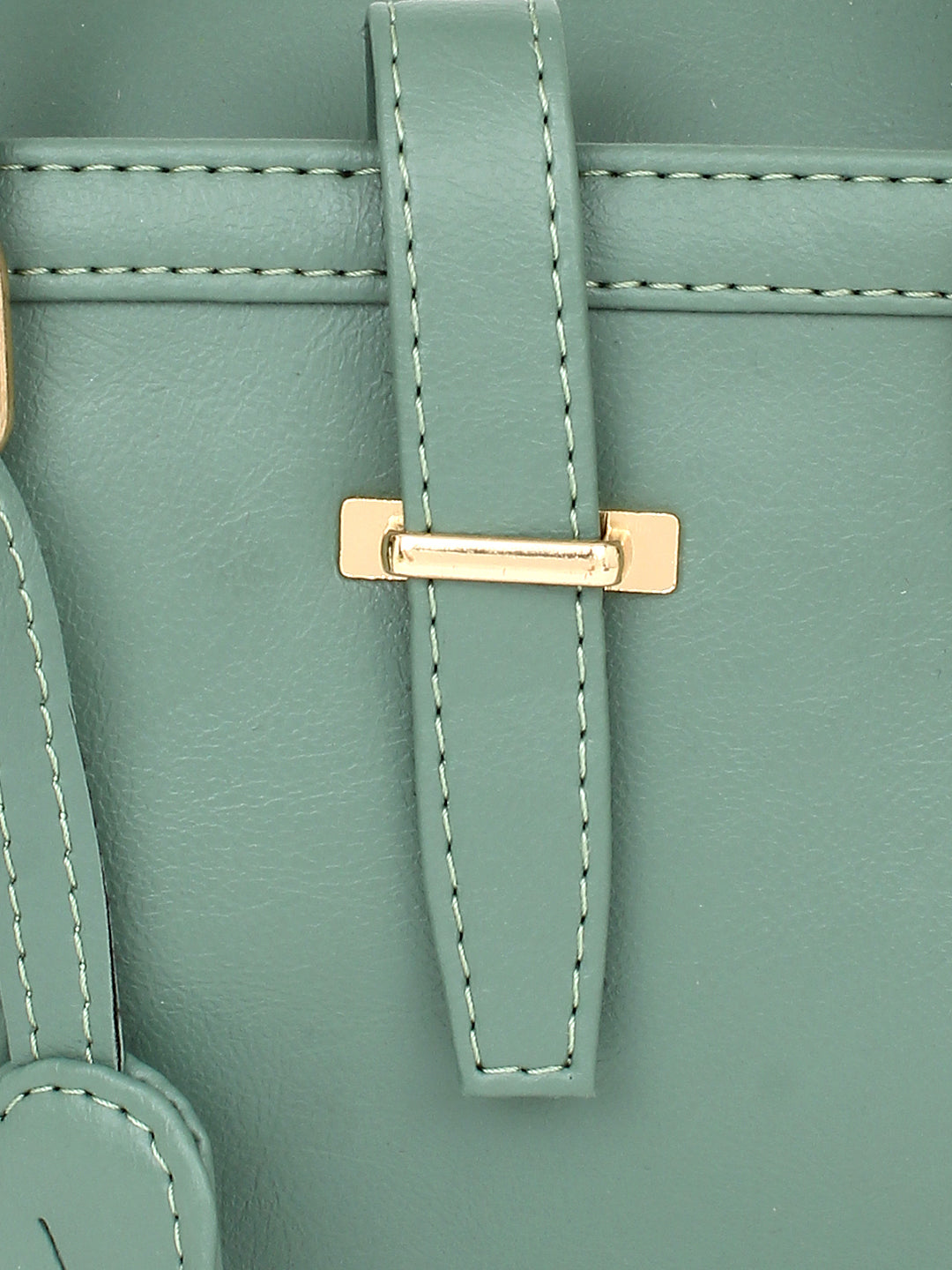 Green satchel Handbag