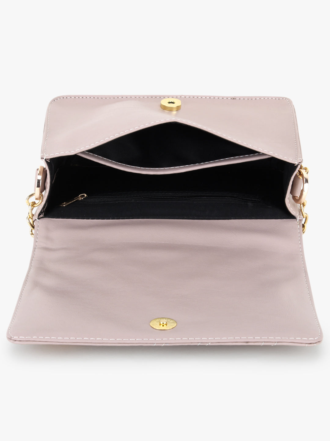 Trendy Pink Quilted Sling Bag