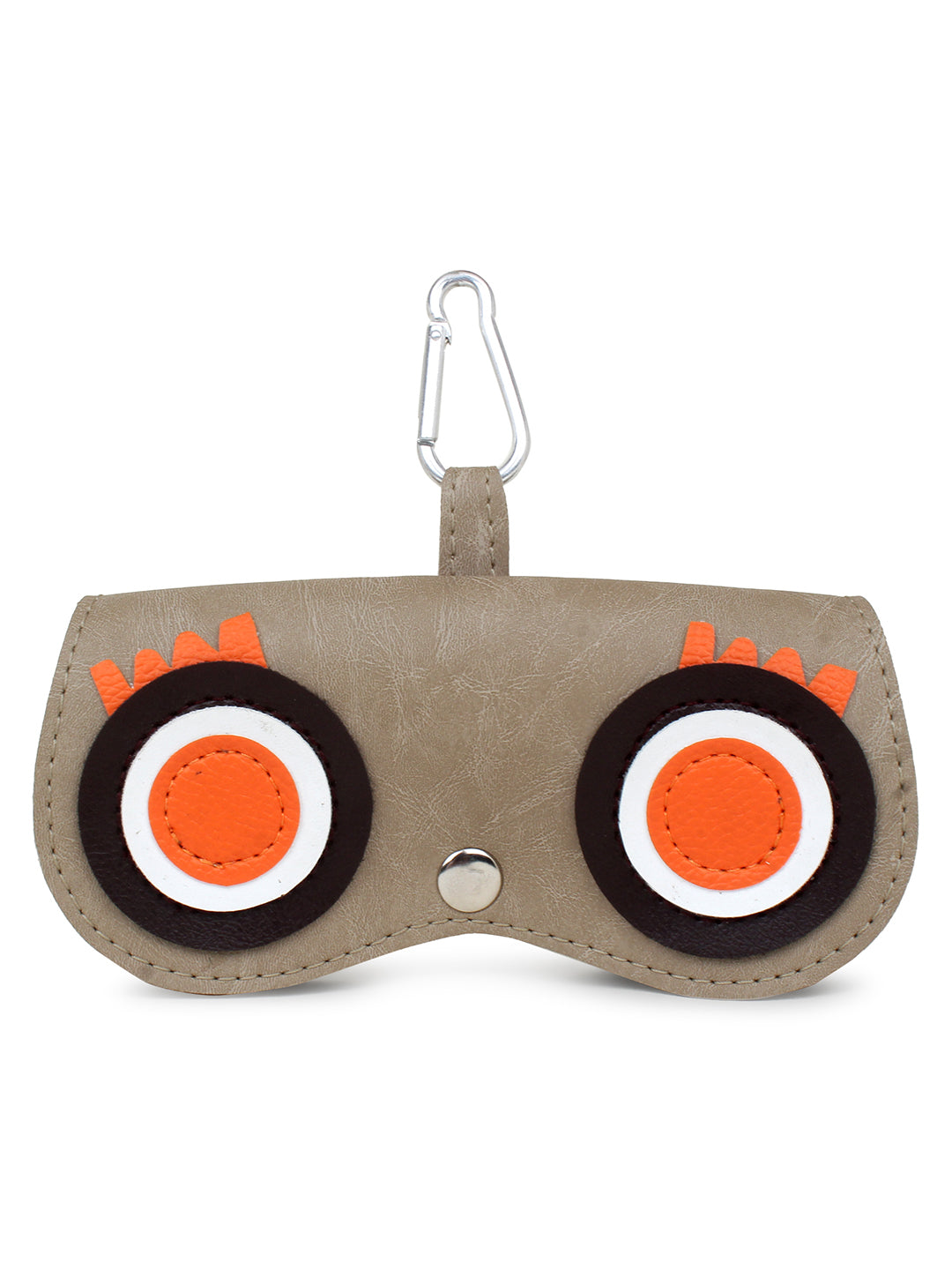 Beige Owl Sunglasses Utility Case