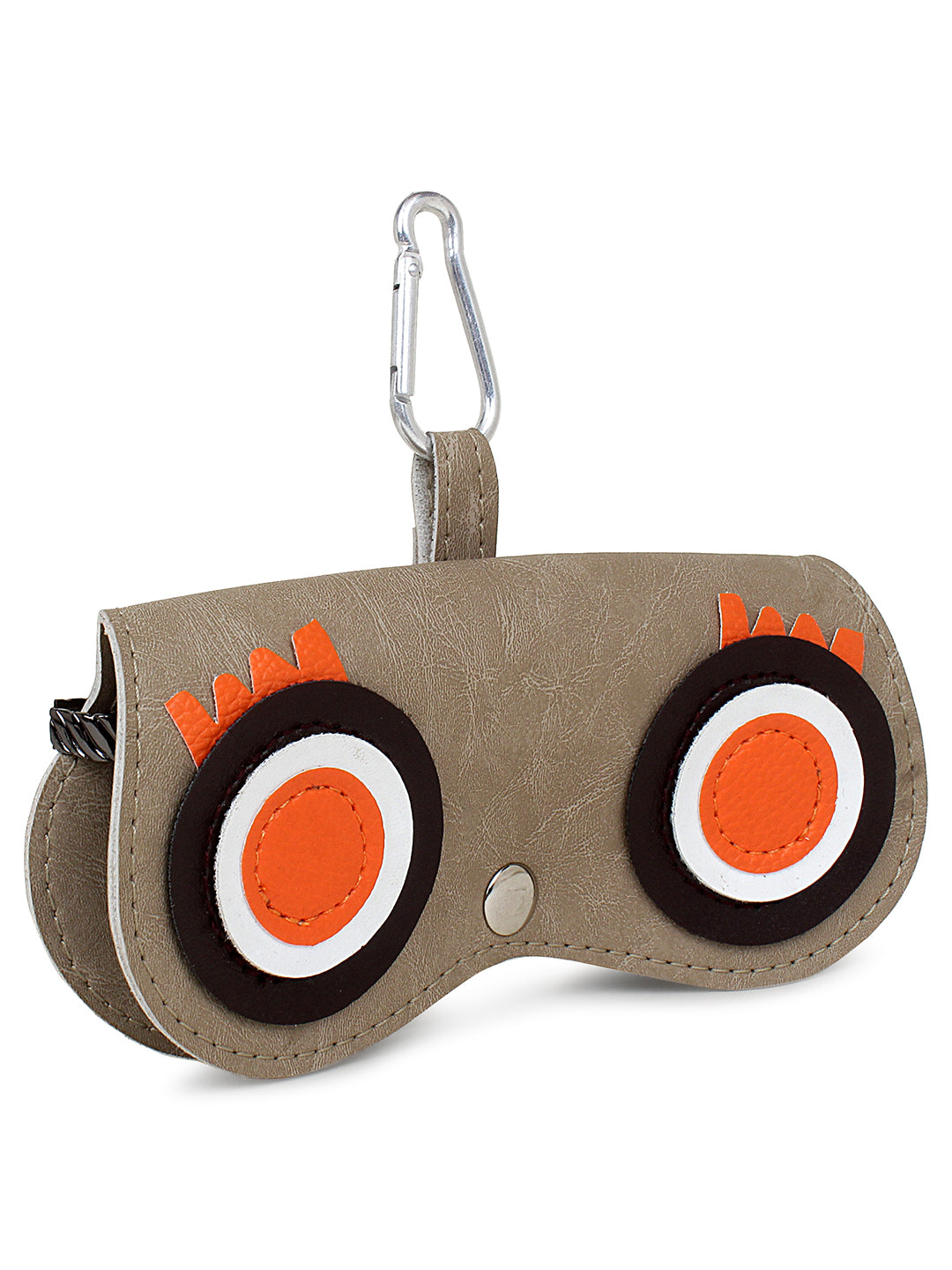 Beige Owl Sunglasses Utility Case