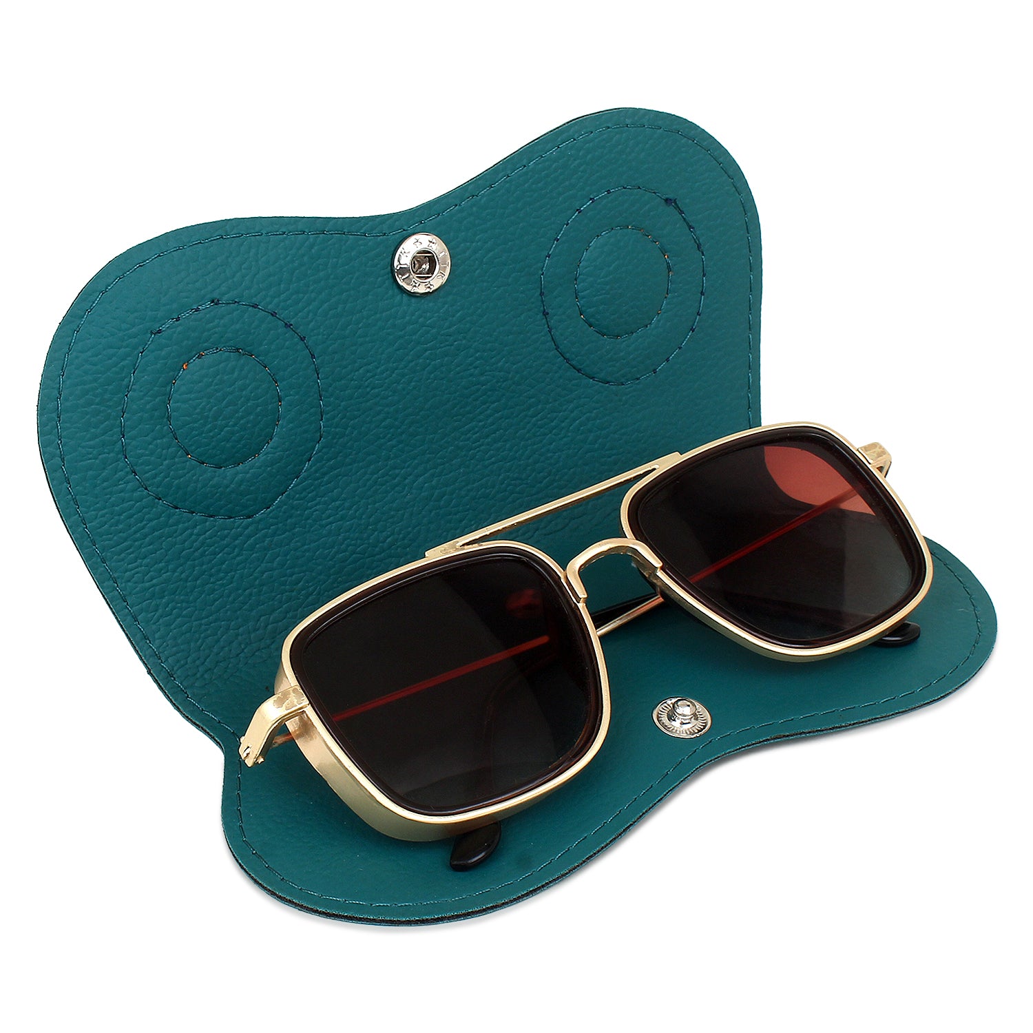 Turquoise Owl Sunglasses Utility Case