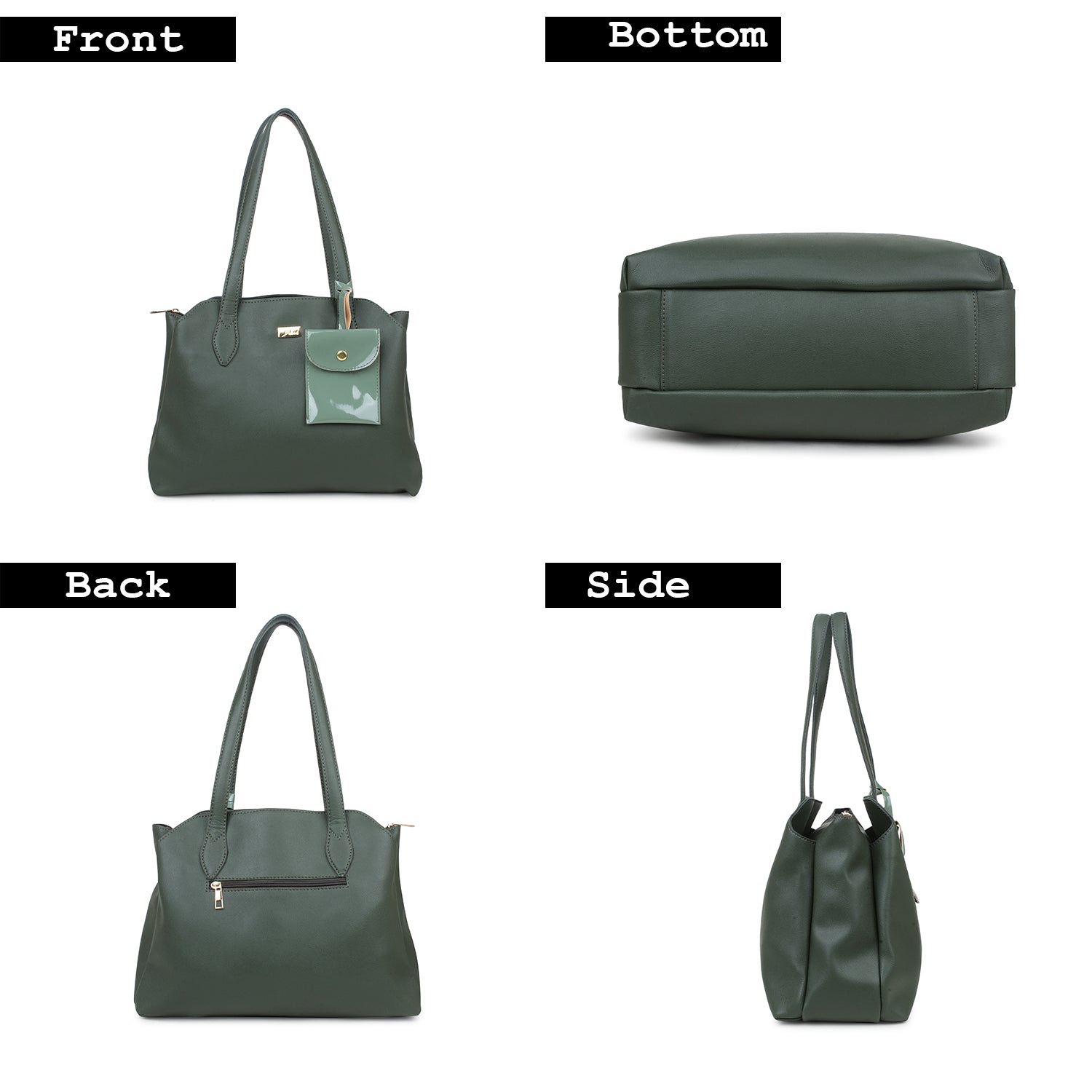 Multi Compartment Women'S Handbag with mini bag