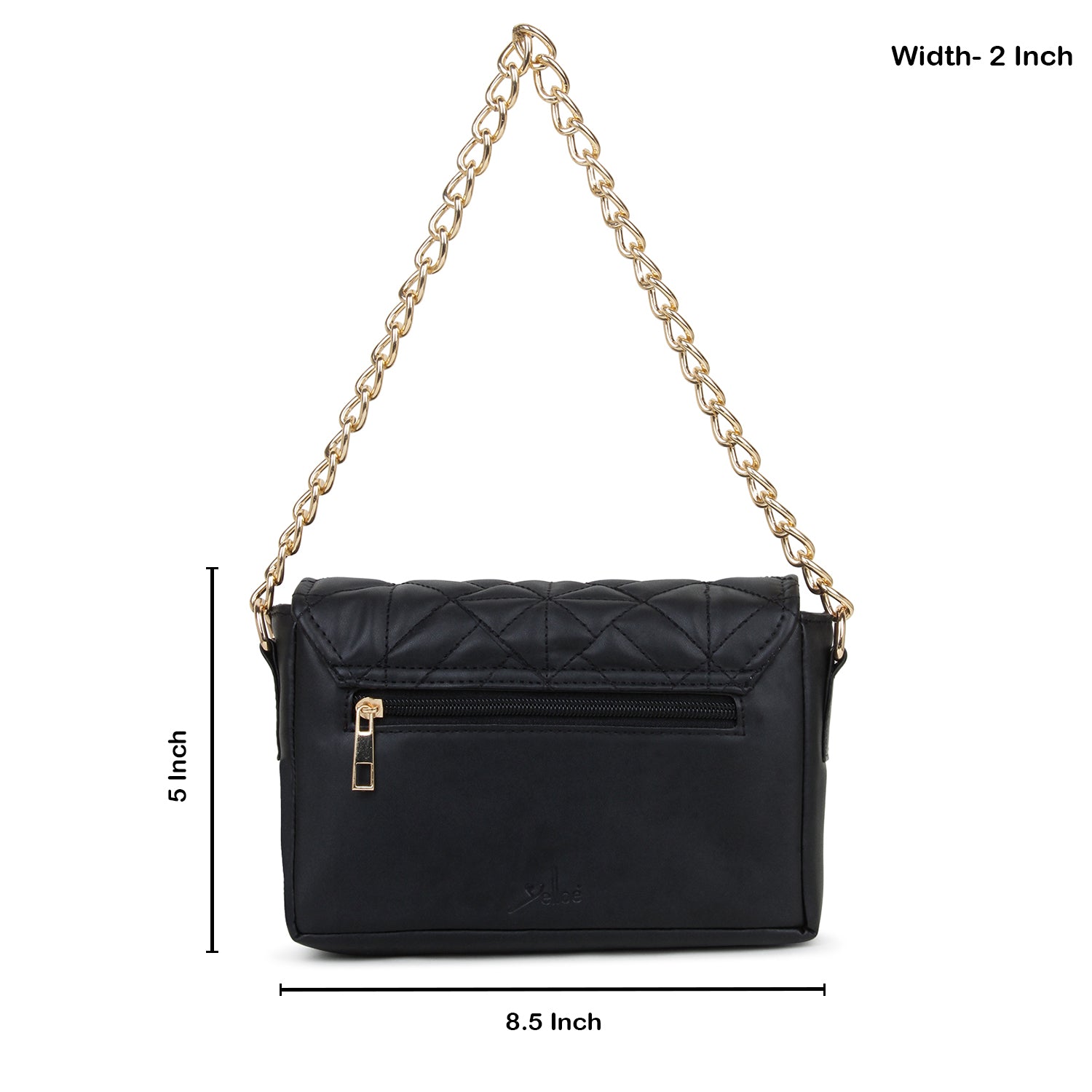 Women's Quilted Handheld Chain Bag