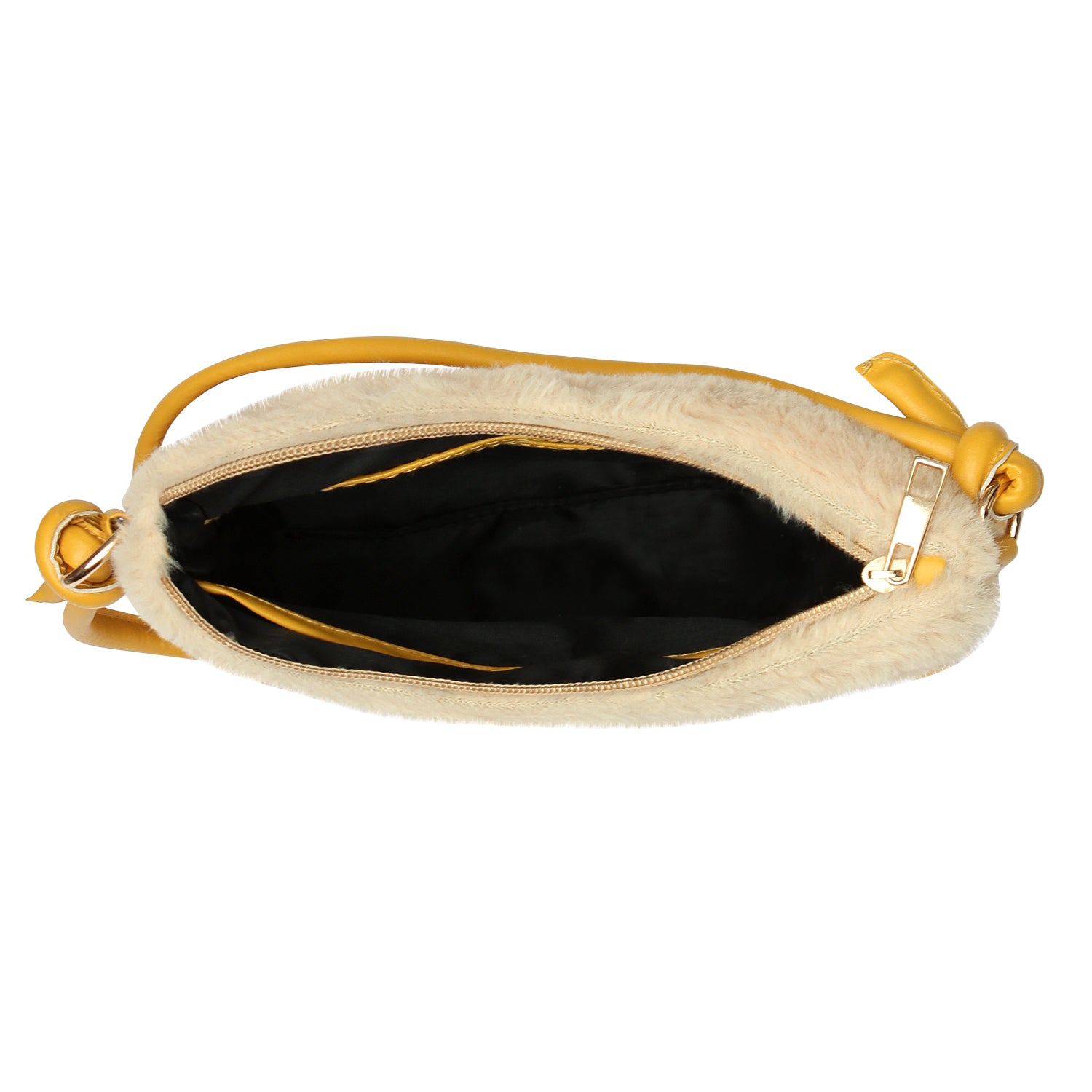 Tan Quilted Small Sling Bag