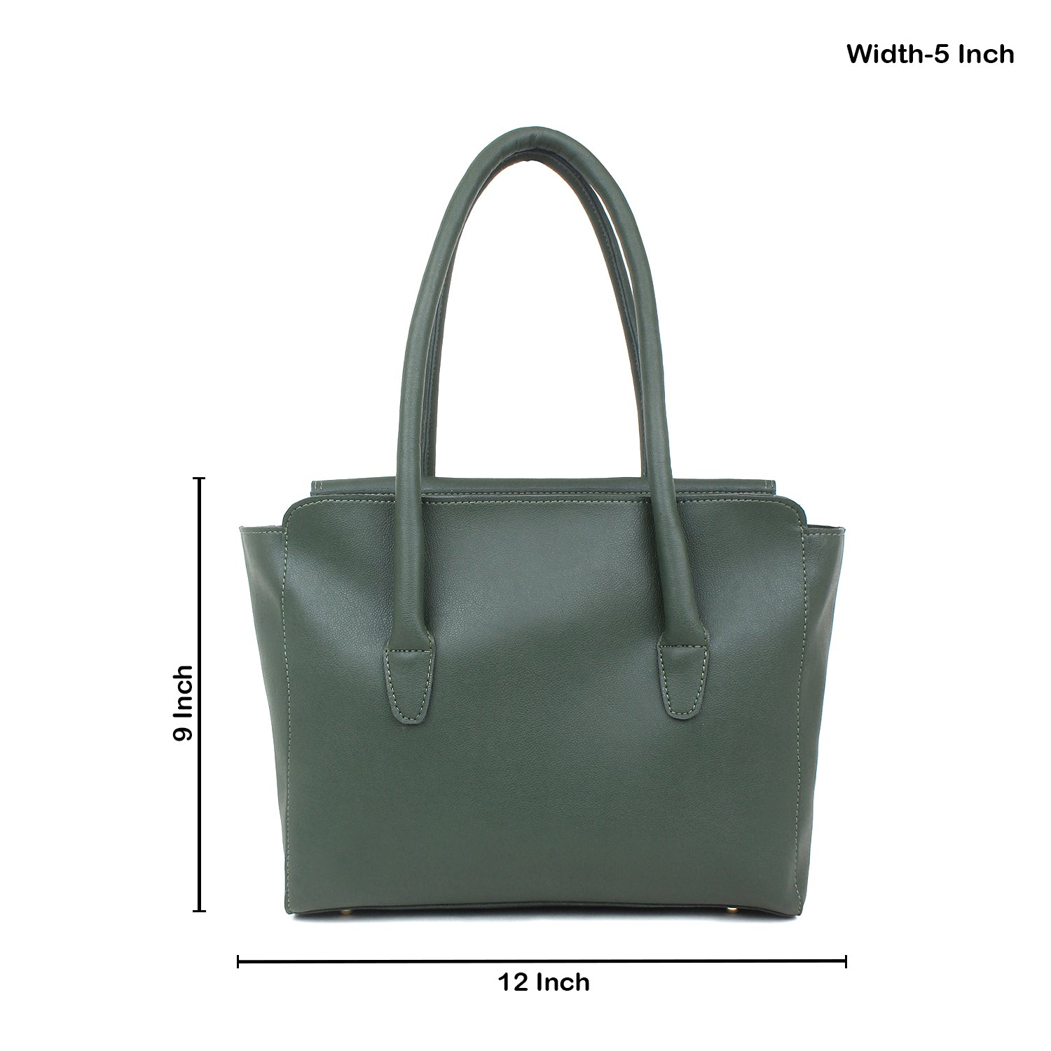 Oversized Green multi compartment tote Bag