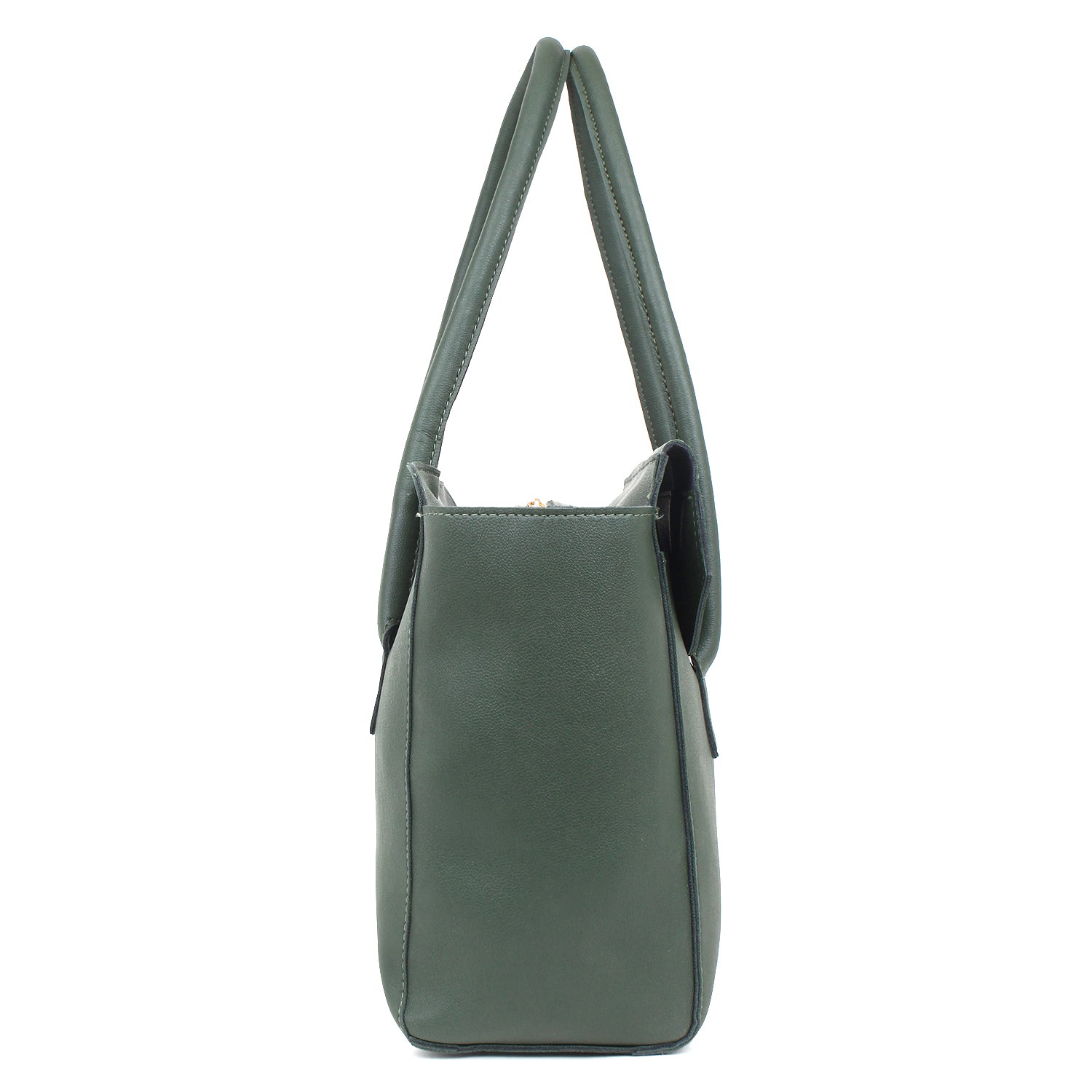 Oversized Green multi compartment tote Bag