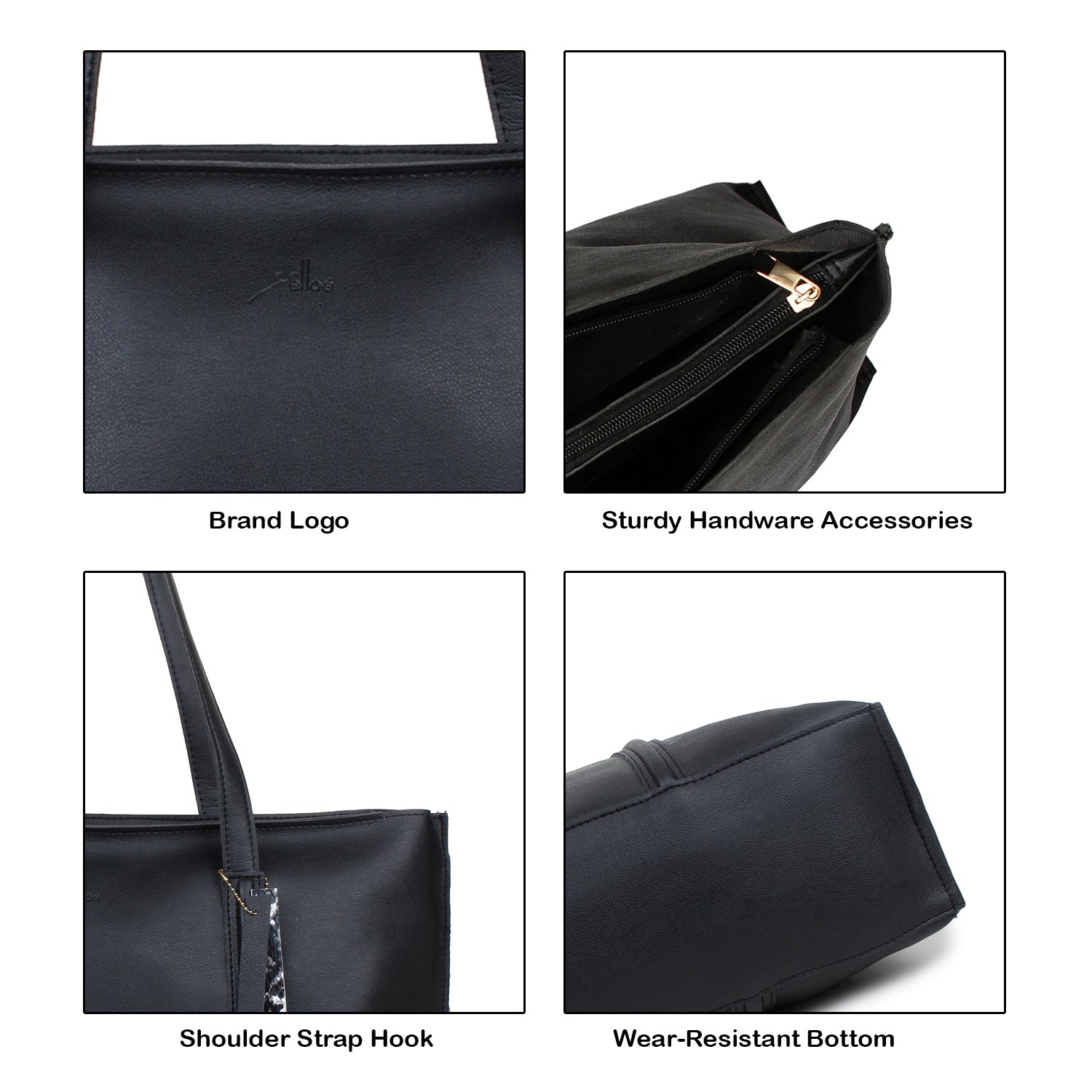 Black Tote & Laptop bag for Women