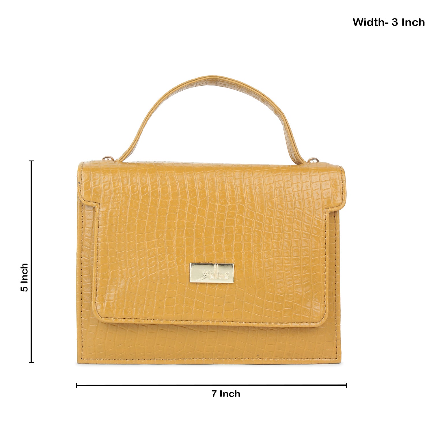 Yellow Small Satchel Bag