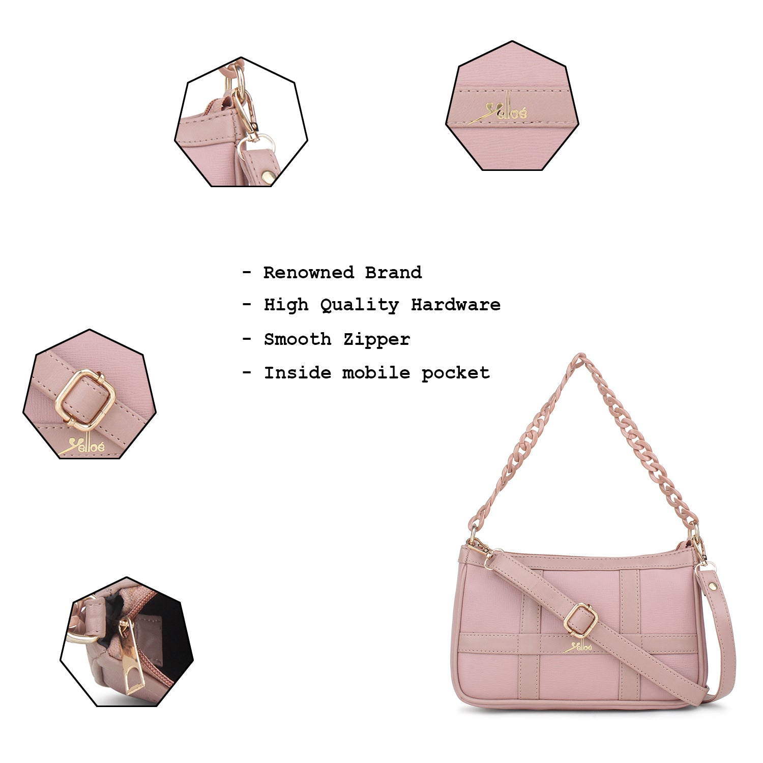 Pink Sling Bag for women