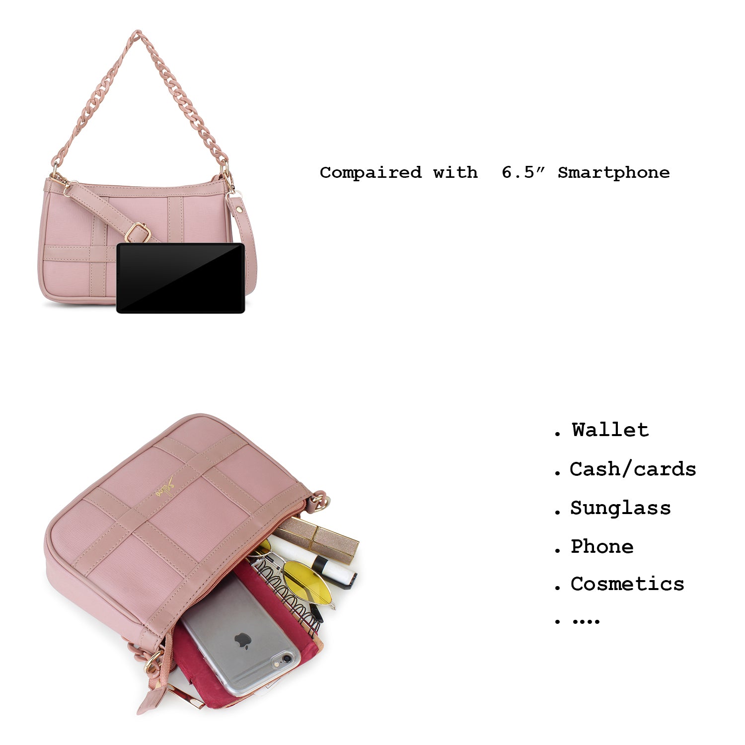 Pink Sling Bag for women