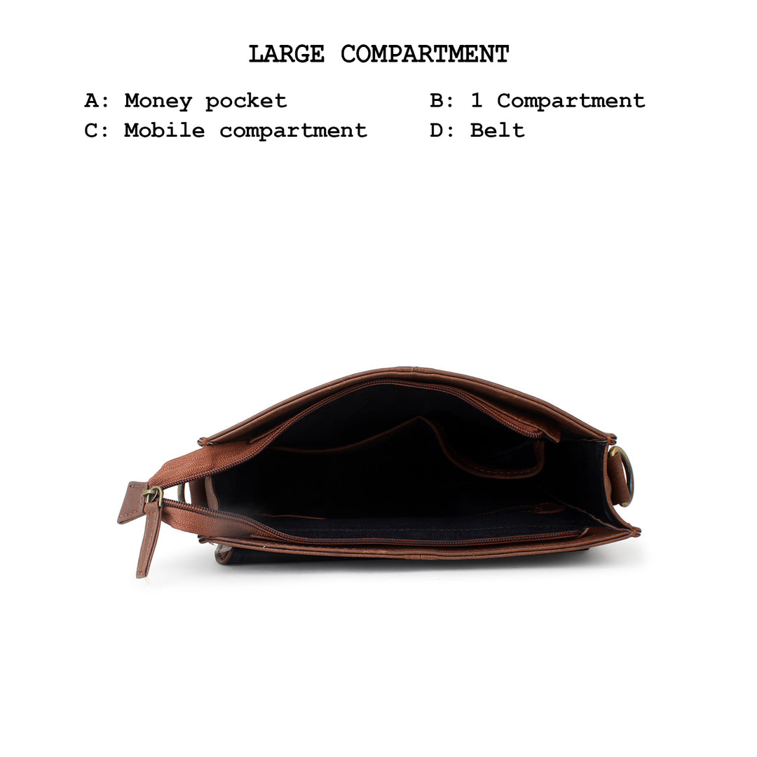 Crest Messenger Bag